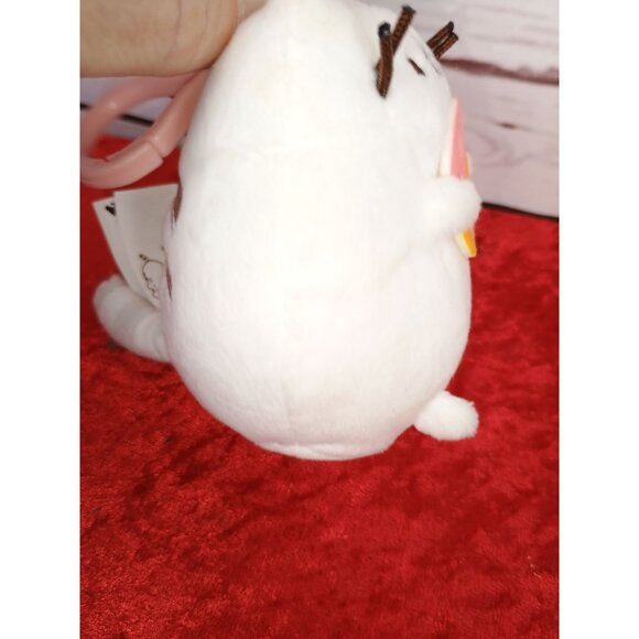 Pusheen White Cat Mystery Plush Clip With Pink Face And Yellow Accents 2024 Coll - Picture 3 of 7